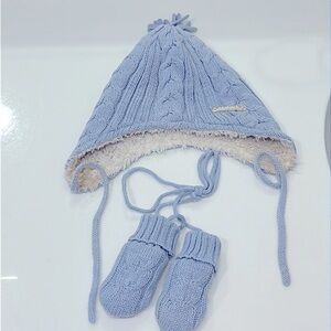 Aardvark Baby Hat & Mittens 3-6 months